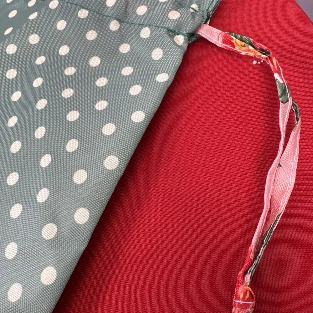 Matilda‎ Jane Green Polka Dot Drawstring Bag